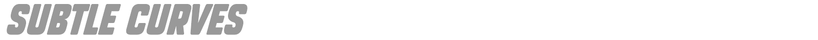 Subtle Curves font preview